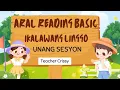 ARAL READING BASIC KS2 WEEK 2 Unang Sesyon-Letrang Uu teacher crissy