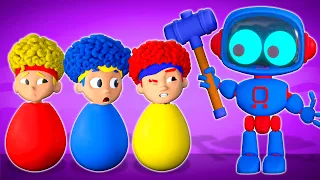My Name is Robo Pop! | D Billions Kids Songs