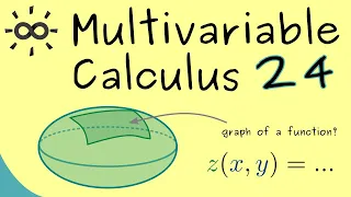 Multivariable Calculus 24 Application of the Inverse Function Theorem
