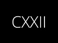 122 Roman Numerals