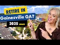 RETIRE in Gainesville Georgia 2025 update Taxes Cost of Living Lake Lanier