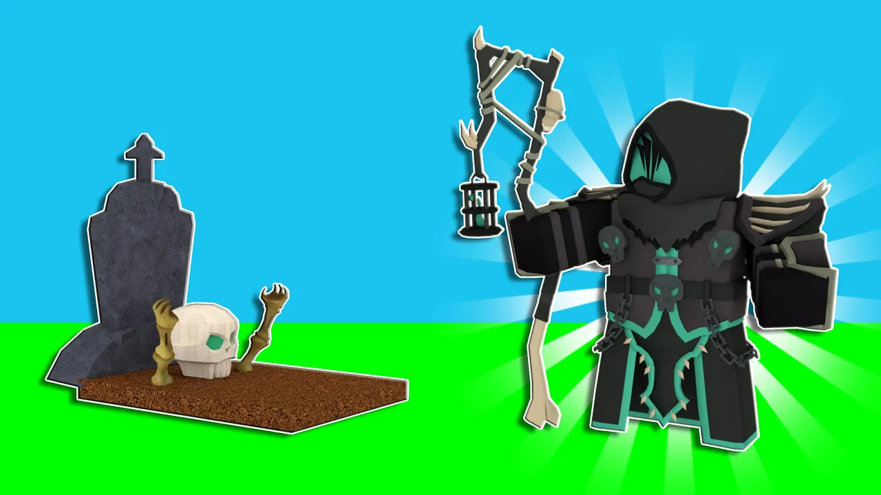 【Roblox床戰】萬聖節推出的新角色! *Crypt 死靈法師* 可以召喚骷顱頭?!