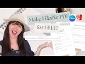 How to Create a Fillable PDF Workbook FREE