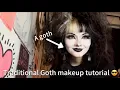Trad goth makeup tutorial 1
