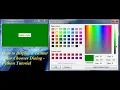 How to Display a Tkinter Color Chooser Dialog - Python Tutorial