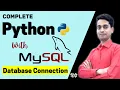 Complete Python With MySQL Database Connection Python Database Connection Tutorial in Hindi