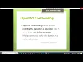 Tutorial 18 Compile-Time Polymorphism in C Function Overloading Operator Overloading Explained