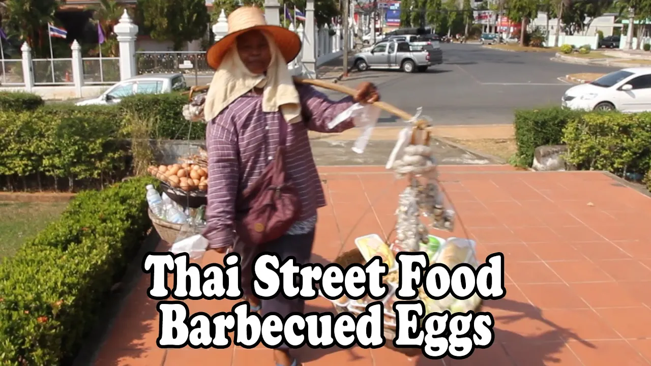 Thai Street Food: Barbecued eggs, one of my favorite street foods in Thailand.