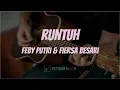 Download Lagu Runtuh - Feby Putri feat Fiersa Besari | Lyric Video ( Akustik Version )