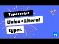 Typescript Union Literal type - Bangla