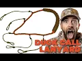 Make a Duck Call Lanyard the EASY Way - BoredParacord com