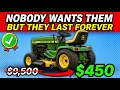 The Only 5 Dirt-Cheap Riding Mowers Nobody Wants To Buy But They ll Last Forever