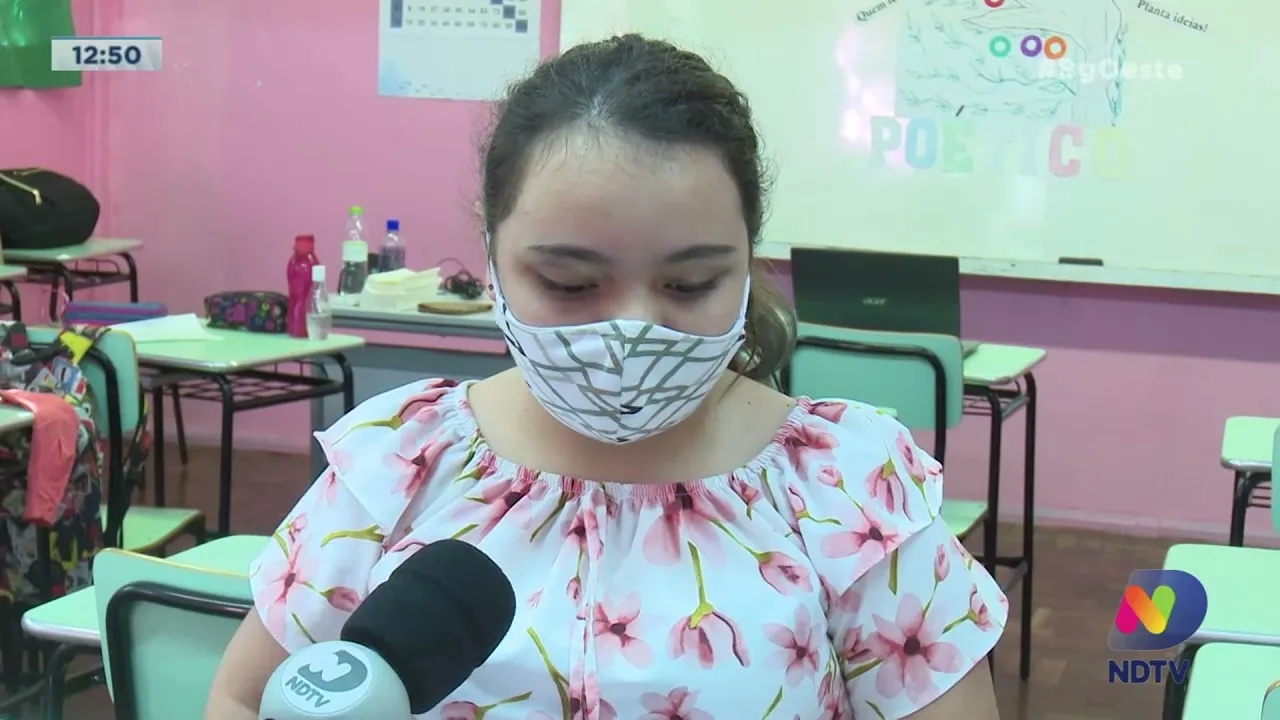 Educação: escola de Chapecó realiza sarau poético com alunos que estão no sistema híbrido