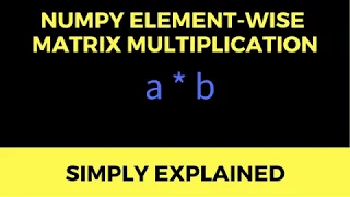 Element Wise Multiplication in Python Numpy