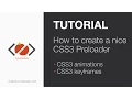 How to create a nice CSS3 Preloader