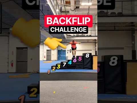 BACKFLIP STAIRCASE CHALLENGE! 😱