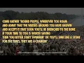 Bob Dylan - The Times They Are A-Changin’ (Lyric Video)