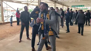 Beta Nu FAMU Alphas Who You Wit spring 2019 graduation