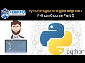 Python Course Part 5 Python Tutorial for Beginners Python s APPWARS