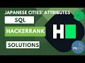 HackerRank SQL Solution japanese cities attributes SQL Data Analyst Explorers