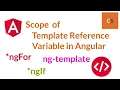 Angular Scope of Template Reference Variable in Hindi