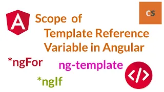 Angular Scope of Template Reference Variable in Hindi