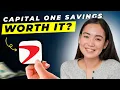 Capital One High Yield Savings Review 2025 Pros and Cons Detailed Overview
