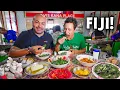Lagu First Time in Fiji 🇫🇯 FIJIAN STREET FOOD - Taro Leaves, Fish Kokoda + Market Tour!