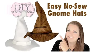 How to make No-Sew Gnome Hats Fun and Simple
