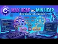 Max Heap vs Min Heap Insertion Explained Binary Heap Data Structure Tutorial
