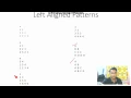 Patterns - 2 Left Aligned Triangles Continued
