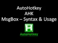 AutoHotkey - AHK