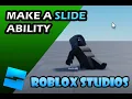 how to make a SLIDE in Roblox Studio
