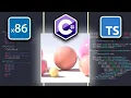 I made the same ray tracer in Assembly C and TypeScript