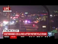 Southbound I-25 closed after motorcycle crash