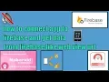 how to connect app to firebase and get data from firebase like web view url