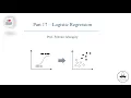 Part 17-Logistic regression model in machine learning