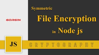 Symmetric File Encryption in Node js - AES-192