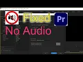No During Play Premiere Pro - How To Fix No Sound 2024