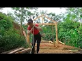 FULL VIDEO : 30 Days BUILD LOG CABIN - How To Build Wooden Cabin Off Grid | Free Bushcraft