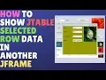How to show JTable Selected Row Data In Another JFrame