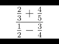 Simplifying Complex Fractions Example with -