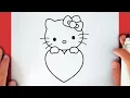COMO DIBUJAR A HELLO KITTY