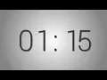 1 Minutes 15 seconds countdown Timer - Beep at the end Simple Timer one min fifteen sec