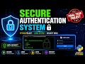 Secure Authentication System in Python Full Project Demo Md Nijamuddin Husen