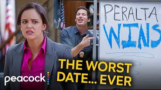 brooklyn nine nine jake wins a bet and plans a terrible date with amy