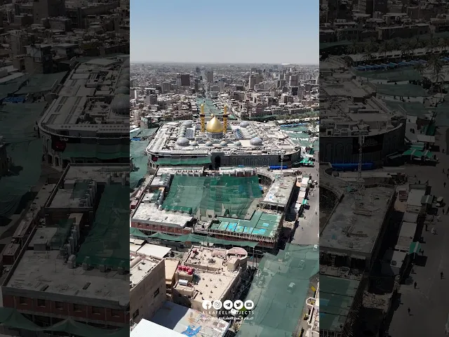 ⁣استعدادات الأربعين.. تحضيرات لافتتاح مؤقت بخدمات كاملة لصحن أم البنين عليها السلام