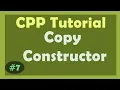 Copy Constructor in CPP CPP Tutorial in hindi Learn CPP Copy Constructor