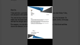 sample letterhead design