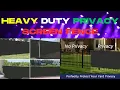 Privacy Fence Screen Heavy Duty Windscreen Fabric Shade Net Cover for Outdoor Wall Garden